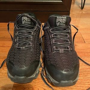 Womens Size 7M Timberland Pros Black and Grey Steel Toe
